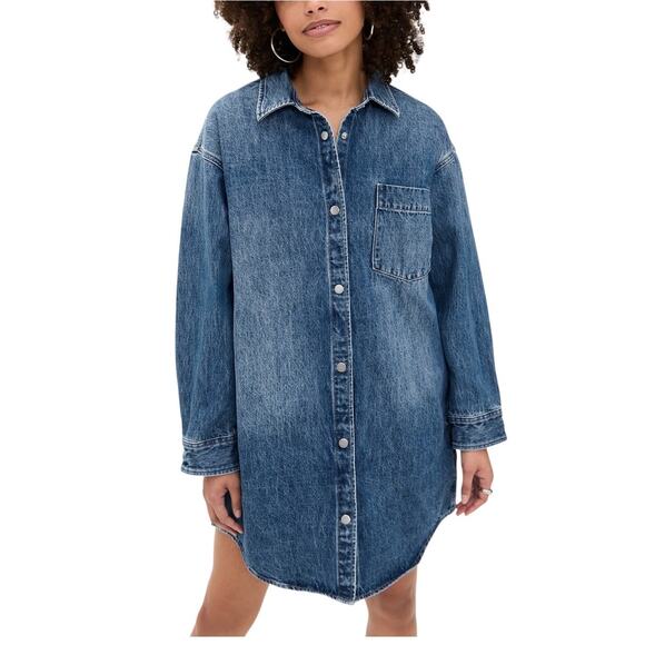 Pistola Denim Dresses & Skirts - Pistola Denim Oversized Blue Elle Shirtdress Size L